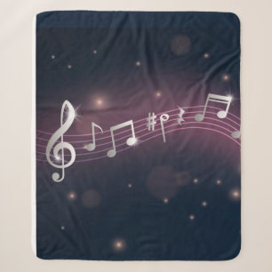 Couverture Sherpa Motif musical