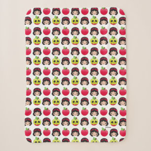 Couverture Sherpa Motif terrestre Emoji Blanche Neige