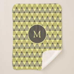 Couverture Sherpa Motif triangles