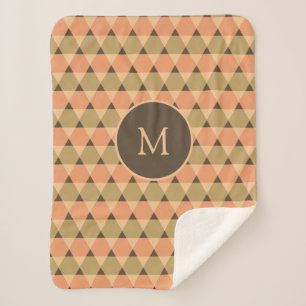 Couverture Sherpa Motif triangles