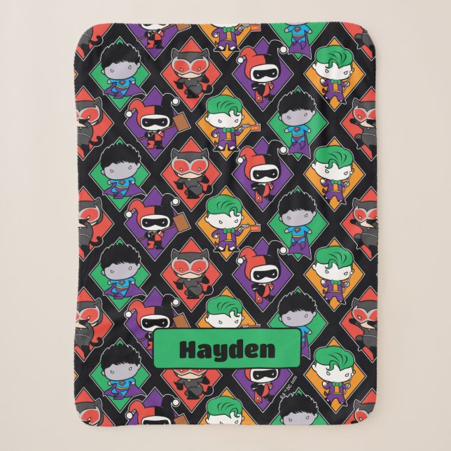 Couverture Sherpa Motif vainqueur de la Ligue de Justice de Chibi (Devant)