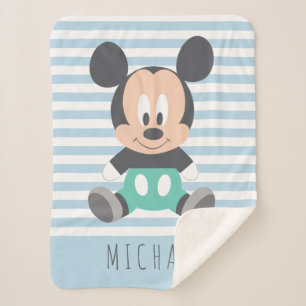 Couverture Sherpa Mouse de Mickey   Baby Mickey - Add Your Nom