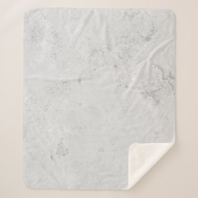 Couverture Sherpa Mur ciment pierre texture propre (Devant)