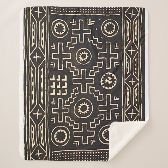 Couverture Sherpa NAVAJO 1800s SADDLE BLANKET REPRINT SHERPA BLANKET (Devant)