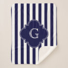 Navy Blue White Stripes