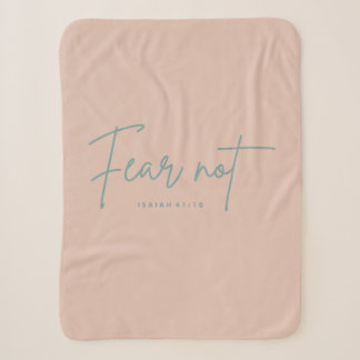Couverture Sherpa "Ne crains pas." Ésaïe 41:10