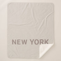 Neutral New York Simple Typographie Cadeau 