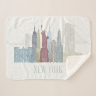 Couverture Sherpa New York Skyline
