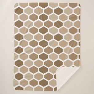 Couverture Sherpa Nid d'abeille dans le sable
