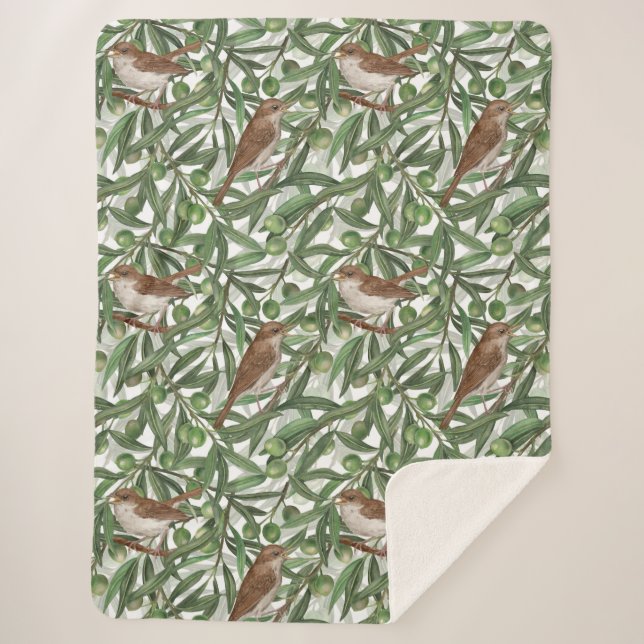 Couverture Sherpa Nightingales dans l'olivier (Devant)