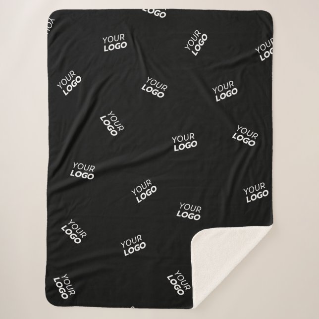 Couverture Sherpa N'importe quel logo ou image téléchargée | Motif d (Devant)