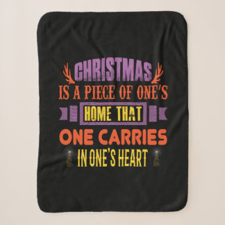 Couverture Sherpa Noël cadeau Noël est un morceau