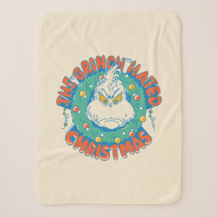 Couverture Sherpa Noël de Grinch haï