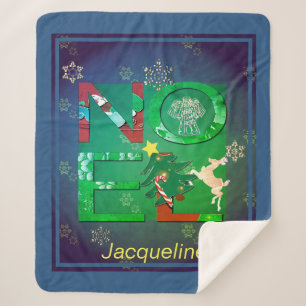 Couverture Sherpa Noël Noel Sherpa Blanket