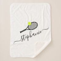 Nom personnalisé du monogramme de tennis