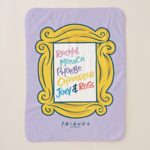 Couverture Sherpa Noms de FRIENDS™ dans Peephole