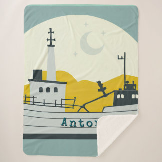 Couverture Sherpa Nordic Moon Boat 