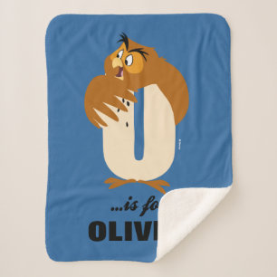 Couverture Sherpa O est pour Owl  Ajouter votre nom