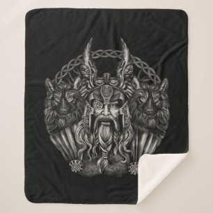 Couverture Sherpa Odin et ses loups Geri et Freki