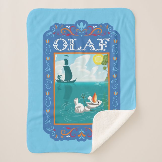 Couverture Sherpa  Olaf| Flotter dans l'eau (Devant)