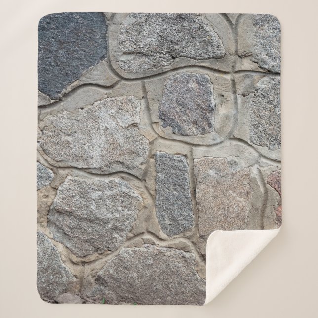 Couverture Sherpa Old stone masonry textureabstract, architecture, h (Devant)