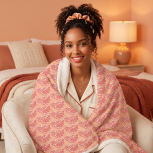 Couverture Sherpa Orange