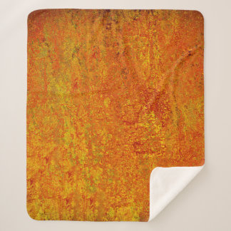 Couverture Sherpa Orange jaune grunge fond abstrait, art, backgr