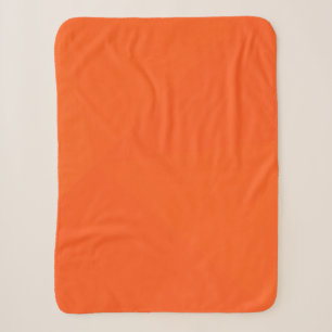 Couverture Sherpa Orange, simple, moderne, cool, art géométrique ten