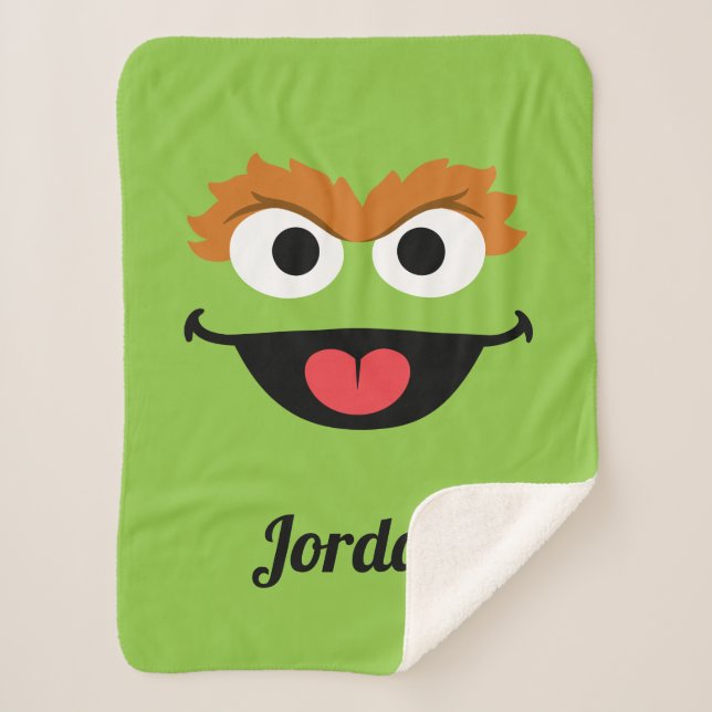 Couverture Sherpa Oscar Face Art | ajouter votre nom (Devant)