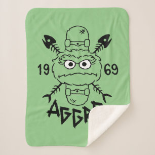 Couverture Sherpa Oscar the Grouch Skate Logo - Aggro 1969