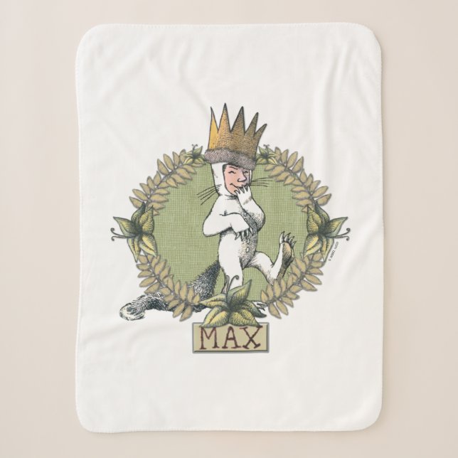 Couverture Sherpa Où sont les choses sauvages | Insigne max. (Devant)