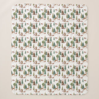 Couverture Sherpa Ours et souris des animaux des bois
