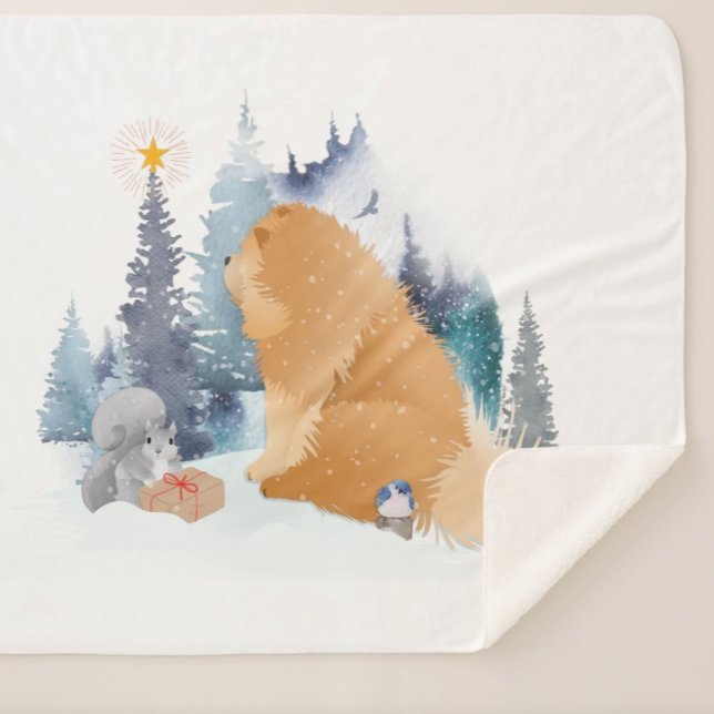 Couverture Sherpa PACE Chow chien vacances (Créateur téléchargé)