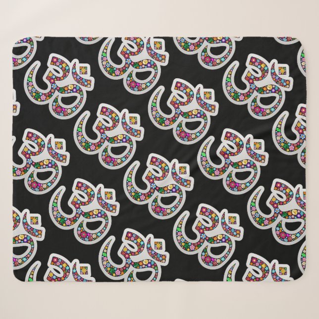 Couverture Sherpa Panier de Basketball Mini (Devant (Horizontal))