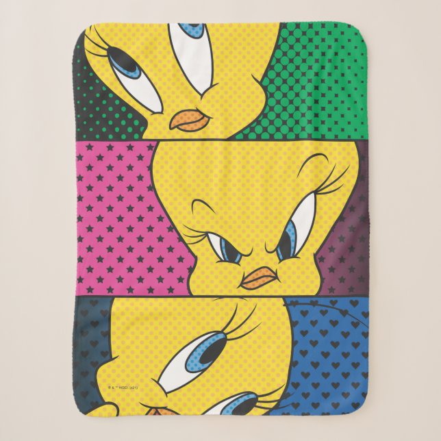 Couverture Sherpa Panneaux comiques TWEETY™ (Devant)