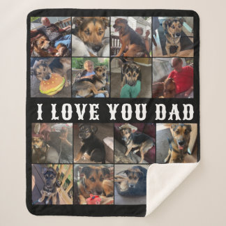 Couverture Sherpa Papa Blanket