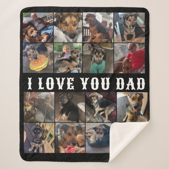 Couverture Sherpa Papa Blanket (Devant)