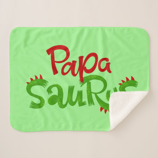Couverture Sherpa Papa Saurus Graphic (Devant (Horizontal))