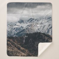 PAPIER DE LA GAMME DE MONTAGNES DE NEIGE