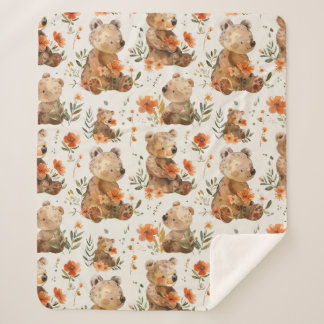 Couverture Sherpa Papier d'emballage pépinière de couleurs Patel