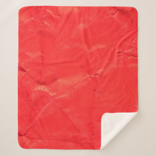 Couverture Sherpa Papier rouge texture abstraite fond abstrait, âge