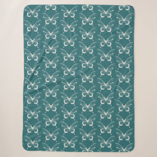 Couverture Sherpa Papillon