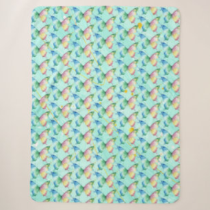Couverture Sherpa Papillon