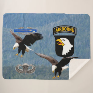 Couverture Sherpa PARACHUTISTES o) f la 101st DIVISION AÉROPORTÉE