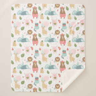 Couverture Sherpa Paresse et motif d'amis