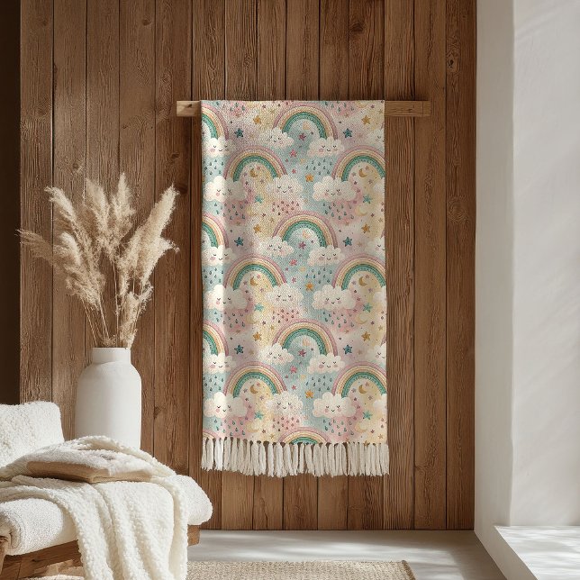 Couverture Sherpa Pastel Clouds Blanket Sherpa Hug for Little Stars (Pastel Clouds Blanket Sherpa Hug for Little Stars)