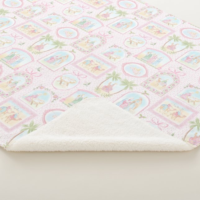 Couverture Sherpa Pastel Nativity Scenes (3/4)