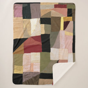 Couverture Sherpa Patchwork (Le berceau du fils) Sonia Delaunay
