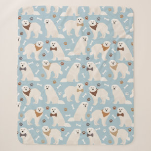 Couverture Sherpa Pâtes et os des Pyrénées Sherpa Blanket