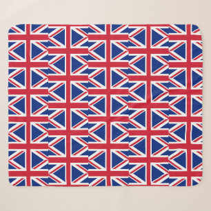 Couverture Sherpa Patriotique Sherpa Blanket avec drapeau du Royaume